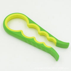 Non Slip 4-in-1 Bottle Cap Opener for Quick Can & Bottle Opening