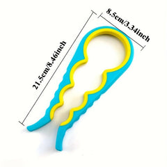 Non Slip 4-in-1 Bottle Cap Opener for Quick Can & Bottle Opening