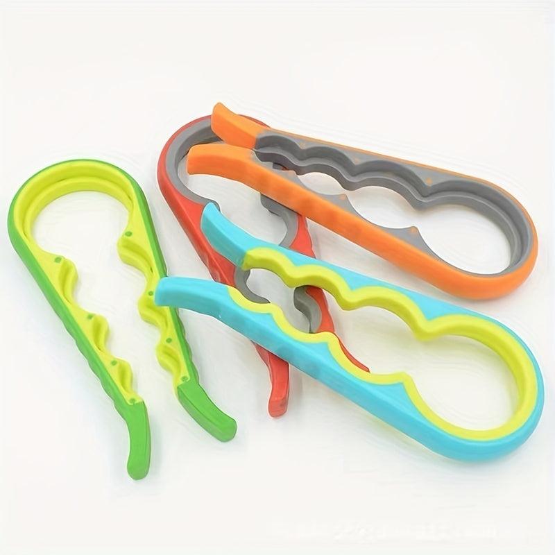 Non Slip 4-in-1 Bottle Cap Opener for Quick Can & Bottle Opening