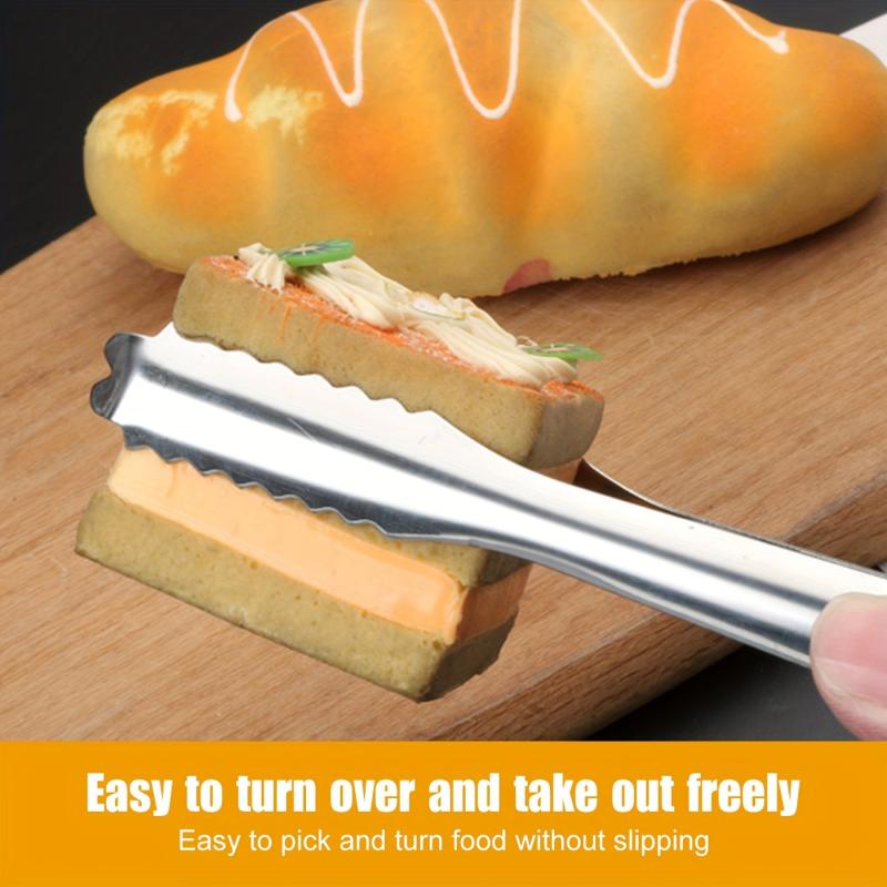 Stainless Steel Ice Cube Bartender Ice Clip 6in Barbecue Sugar Cube Clip