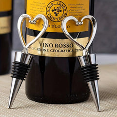 Heart Shaped Wine Stopper Reusable Plastic Love Bottle Stopper Wine Saver