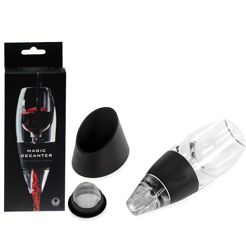 Wine Pourer Improves Wine Taste Aroma Aerating Pourer And Decanter Spout
