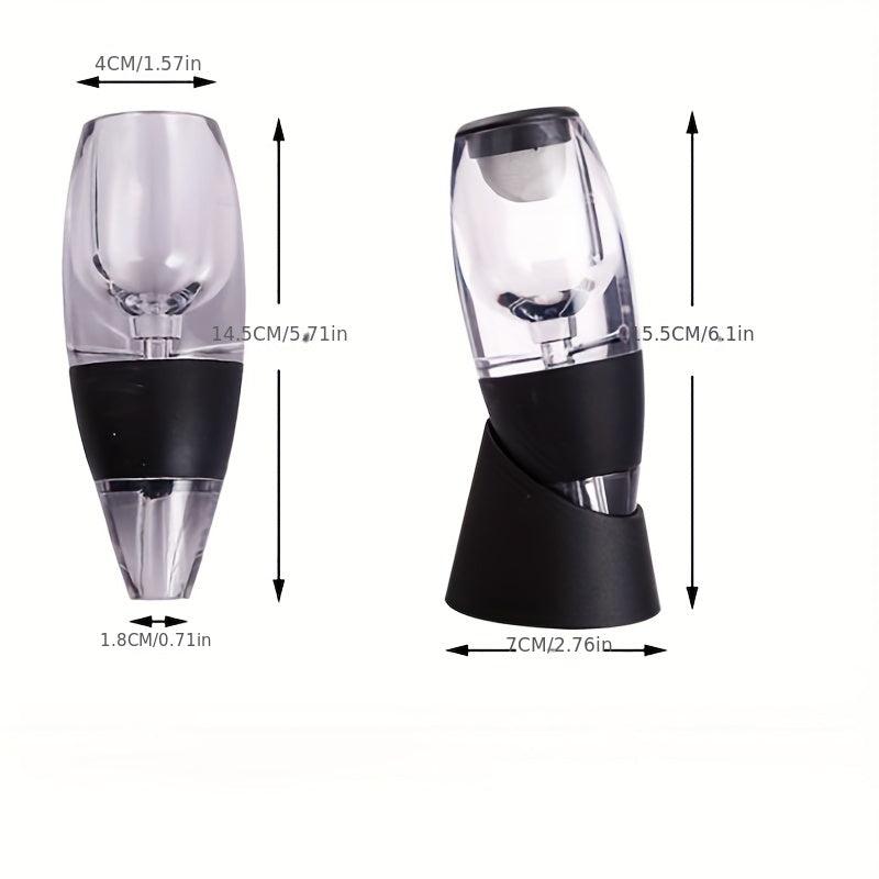 Wine Pourer Improves Wine Taste Aroma Aerating Pourer And Decanter Spout