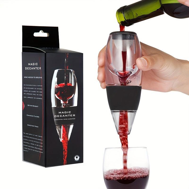 Wine Pourer Improves Wine Taste Aroma Aerating Pourer And Decanter Spout