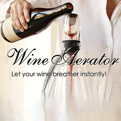 Wine Pourer Improves Wine Taste Aroma Aerating Pourer And Decanter Spout