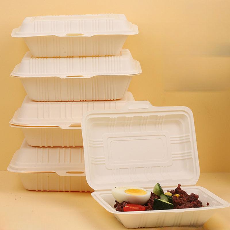 50pcs Disposable Takeout Box for Food Packaging and Storage