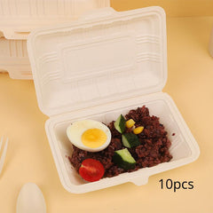 50pcs Disposable Takeout Box for Food Packaging and Storage