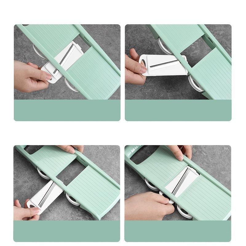 8pcs Vegetable Shredder Multifunctional Food Chopper Slicer Dicer Cutter