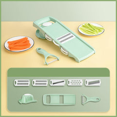 8pcs Vegetable Shredder Multifunctional Food Chopper Slicer Dicer Cutter