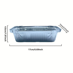 30pcs Disposable Lunch Box Takeout Box Baking Mold Barbecue Box