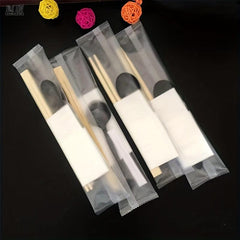 Disposable Tableware Set with Bamboo Chopsticks and Spoon
