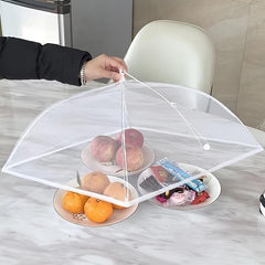 2pcs Food Covers Umbrella Mesh Large Cover Food Storage Non Plastic Bag