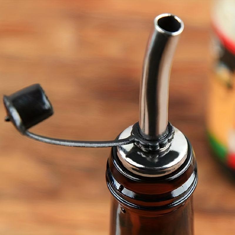2pcs Stainless Steel Pourers Speed Wine Bottle Pourer Olive And Vinegar