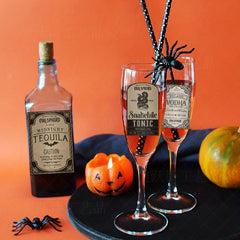 12pcs Vintage Halloween Animal Apothecary Bottle Labels