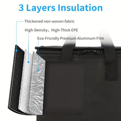 2pcs Supermarket Shopping Storage Bag Insulation Bag for Camping Picnic Food
