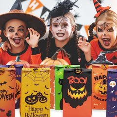 48 Pcs Halloween Candy Bags Halloween Baskets Halloween Decorations For The Home