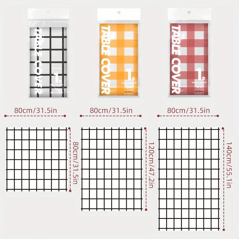 6pcs Disposable Tablecloth Outdoor Camping Floor Mat Waterproof Picnic Mat