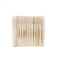 80pcs Disposable Fruit Fork Set Mini Fork Birthday Party Supplies