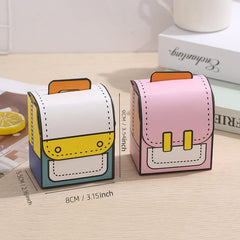 5pcs Cartoon Candy Box Goodie Bags School Supplies