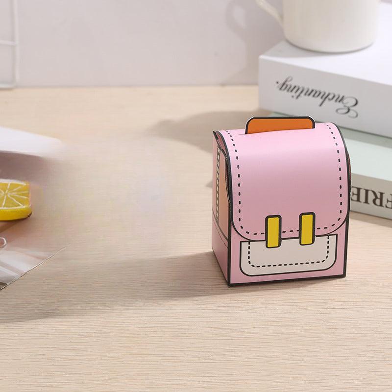 5pcs Cartoon Candy Box Goodie Bags School Supplies