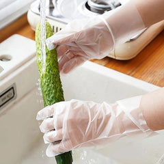 100pcs Thickened Disposable Gloves for Beauty Salon and Kitchen Use