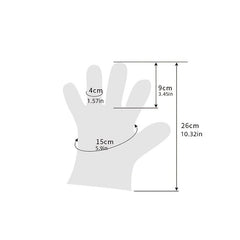 100pcs Thickened Disposable Gloves for Beauty Salon and Kitchen Use