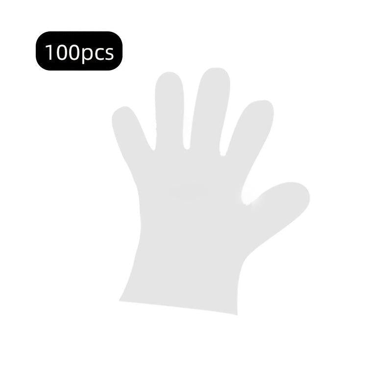 100pcs Thickened Disposable Gloves for Beauty Salon and Kitchen Use