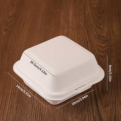 10pcs Eco Friendly Dessert Cake Packaging Box Portable Disposable Lunch Box