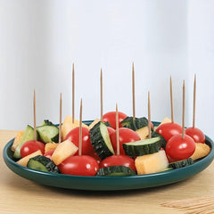 1000pcs Double Headed Bamboo Toothpicks Portable Fruit Snack and Dessert Picks
