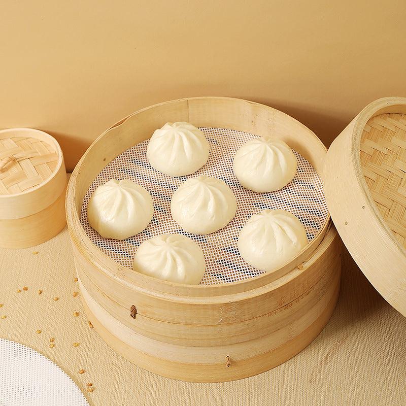 10pcs Silicone Steamer Cloth Reusable Liners For Bamboo Steamer Kitchen Gadgets