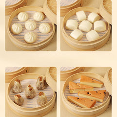10pcs Silicone Steamer Cloth Reusable Liners For Bamboo Steamer Kitchen Gadgets