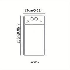 10 Pcs Reusable Juice Bags 500ml & 750ml Disposable Zipper Drink Container Bags
