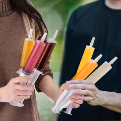 6pcs 60ML Party Jelly Syringe Large Spring BPA Washable Reusable Durable