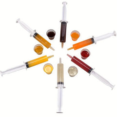 6pcs 60ML Party Jelly Syringe Large Spring BPA Washable Reusable Durable