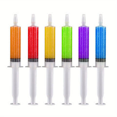 6pcs 60ML Party Jelly Syringe Large Spring BPA Washable Reusable Durable