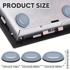 10pcs Self Adhesive Kitchen Appliance Slider - DIY Small Appliance Slider