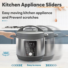 10pcs Self Adhesive Kitchen Appliance Slider - DIY Small Appliance Slider