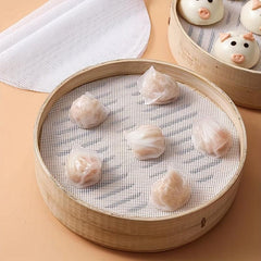 5 Pcs 28 Circular Silicone Steamer Liners Thickened Non Stick Pad