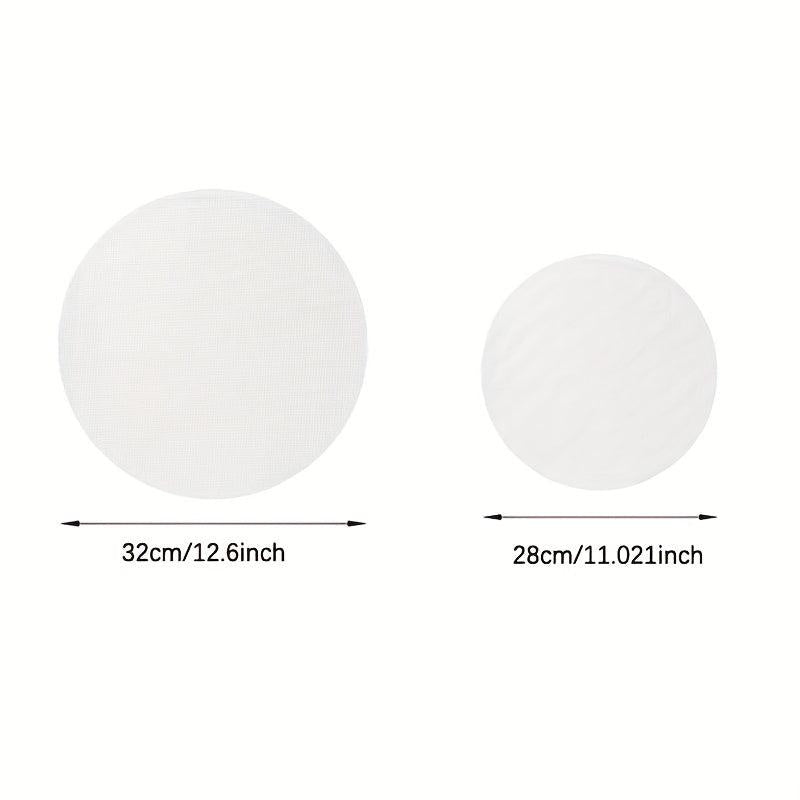 5 Pcs 28 Circular Silicone Steamer Liners Thickened Non Stick Pad