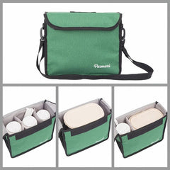 1pc Divided Drink Carrier For Food Bag Waterproof Cup Carrier Tote