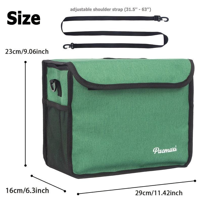 1pc Divided Drink Carrier For Food Bag Waterproof Cup Carrier Tote