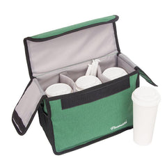 1pc Divided Drink Carrier For Food Bag Waterproof Cup Carrier Tote