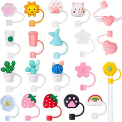 Silicone Straw Caps 6-8mm Anti Dust Tips Covers