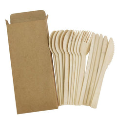 15pcs Bamboo Tableware Set Durable Eco-Friendly