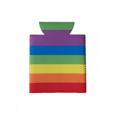 5pcs Rainbow Bar Beer Cup Cover 12oz Thermal Insulation Foldable Portable