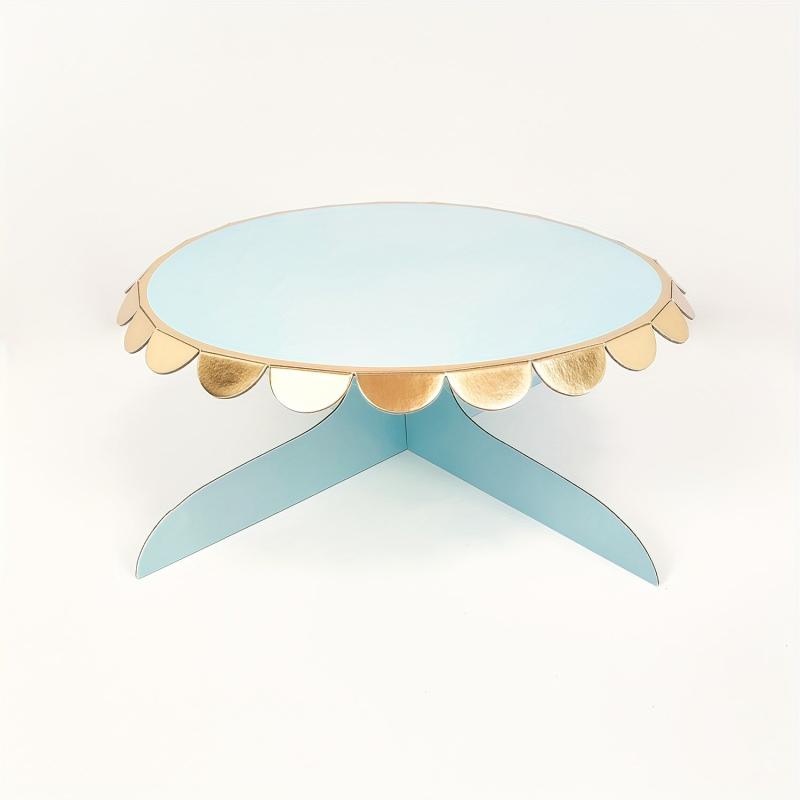 1 Pc Paper Cake Stand Cupcake Tray Disposable Tableware Birthday Wedding
