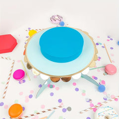 1 Pc Paper Cake Stand Cupcake Tray Disposable Tableware Birthday Wedding