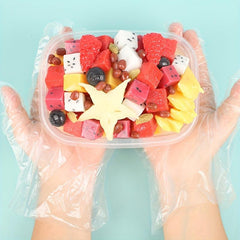10pcs Transparent Disposable Gloves Waterproof For Kitchen Supplies