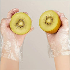 10pcs Transparent Disposable Gloves Waterproof For Kitchen Supplies