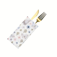 20Pcs Disposable Party Print Napkins Floral Butterfly Soft Absorbent Napkins